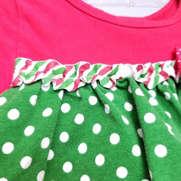 Bonnie Jean Christmas Tired 2 Piece Set Size 3T - Picture 2 of 9